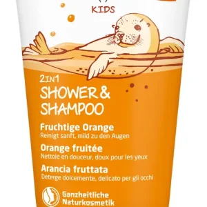 Gratis Versand Weleda Kids 2in1 Shower & Shampoo Fruchtige Orange 150 ml