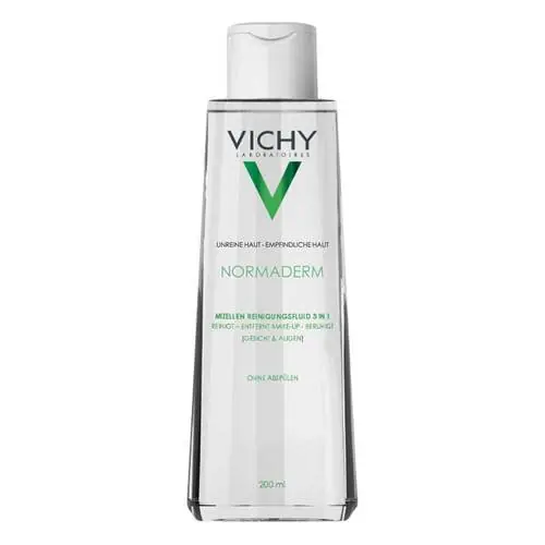 Zertifiziert Vichy Normaderm Reinigungsfluid mit Mizellen-Technologie 3in1, 200 ml