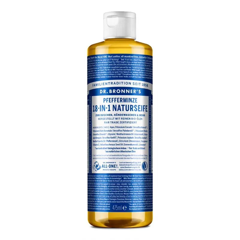 Pfefferminze - 18in1 Naturseife 475ml Begrenztes Angebot