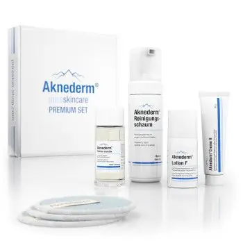AKNEDERM Premium Set sensitive skin 1 P Super-Preis