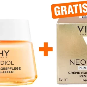Vichy Neovadiol Tag Trockene Haut in den Wechseljahren 50 ml Creme + gratis Neovadiol Nachtpflege 15 ml Kostenfreie Lieferung