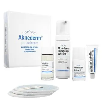 AKNEDERM Salbe Neu Kombiset für empfindliche Haut 1 P Kracherpreis