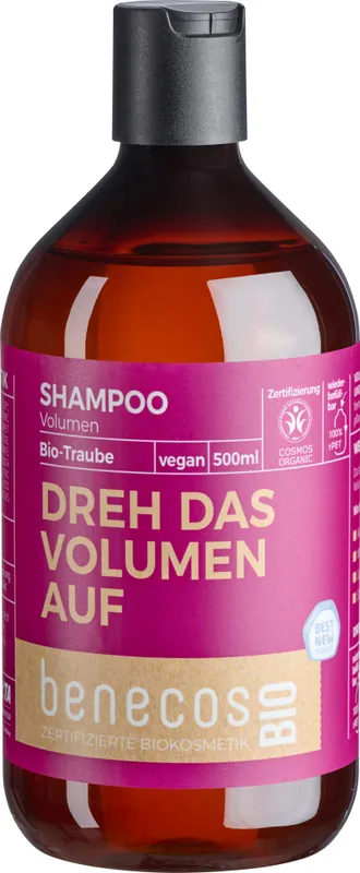 Jetzt Kaufen benecos BIO Shampoo Volumen BIO-Traube