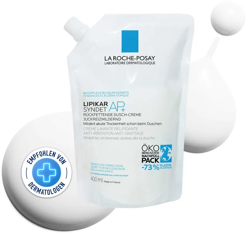 Ausverkauf La Roche Posay Lipikar Syndet AP+ Nachfüllpack 400 ml