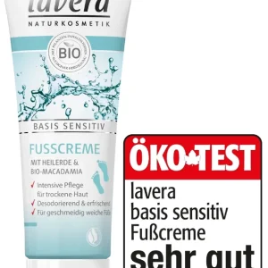 Schnäppchen lavera basis sensitiv Fußcreme