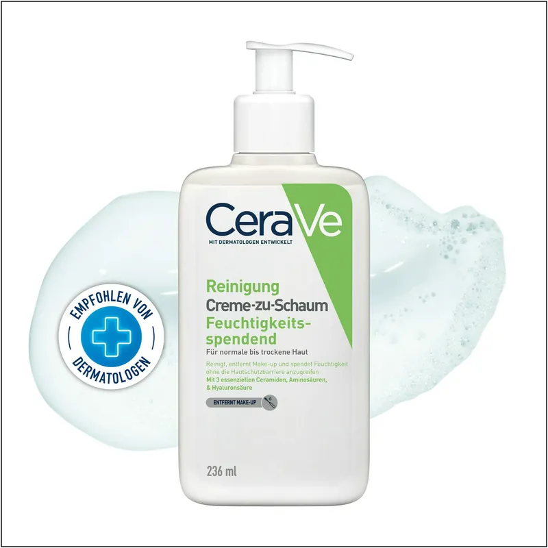 Kracherpreis CeraVe Creme-zu-Schaum Reinigung 236 ml