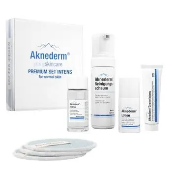 AKNEDERM Premium Set intens normal skin 1 P Neuheit