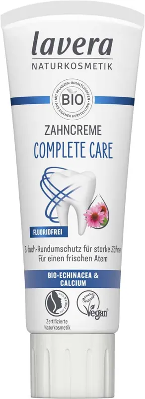 Solange Der Vorrat Reicht lavera Zahncreme Complete Care Fluoridfrei 75 ml