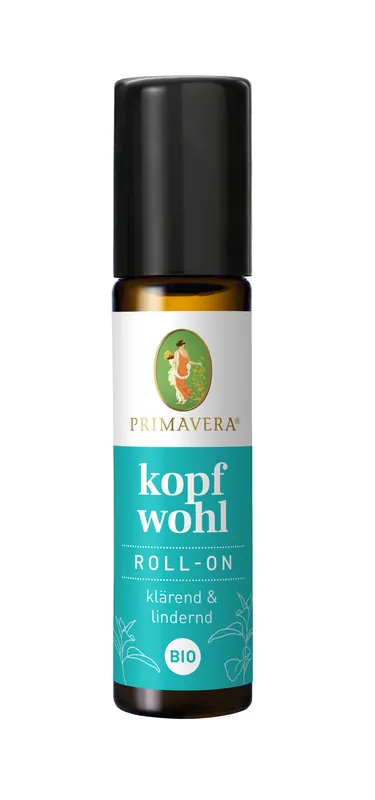 Zertifiziert PRIMAVERA Kopfwohl Roll-On bio 10 ml