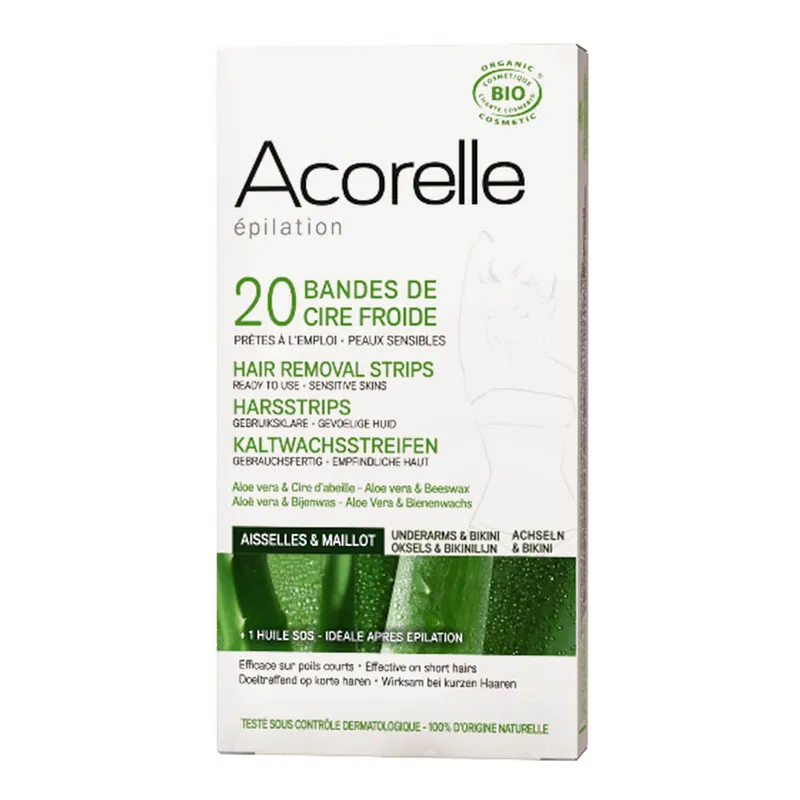 Ausverkauf Kaltwachsstreifen - Achseln & Bikinizone 10x2 Stück