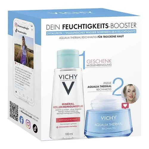 Sale Vichy Aqualia Thermal reichhaltig + PT Mizelle Coffret, 1 P