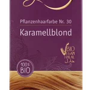 Sofort Bestellen Ayluna Pflanzenhaarfarbe Nr. 30 Karamellblond 100 g