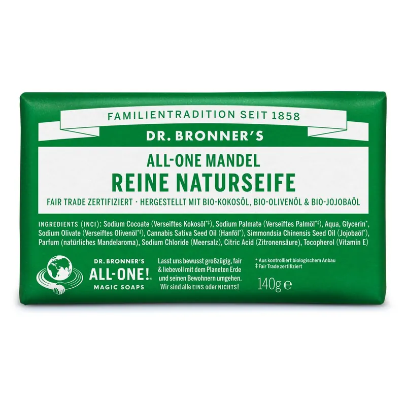 Sofort Bestellen Mandel - All-One Reine Naturseife 140g