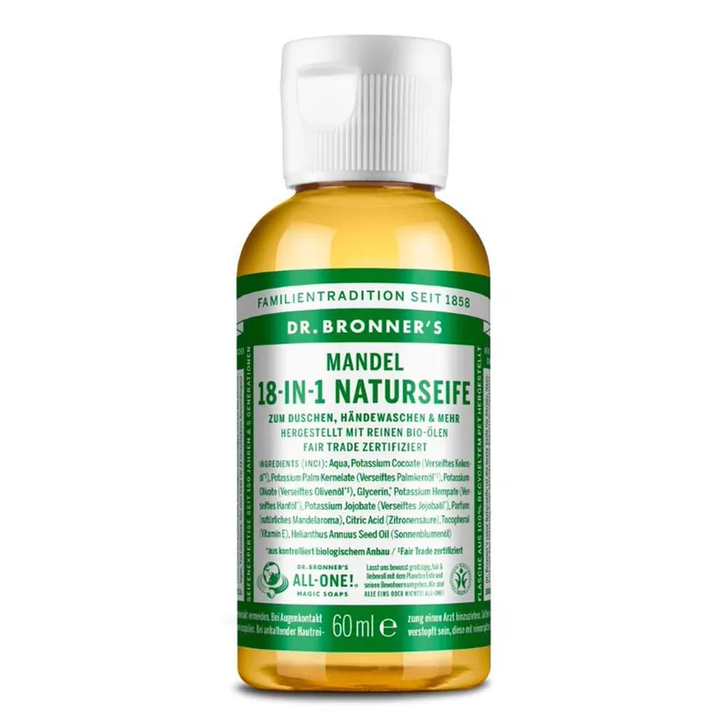 Mandel - 18in1 Naturseife 60ml Neu Im Sortiment