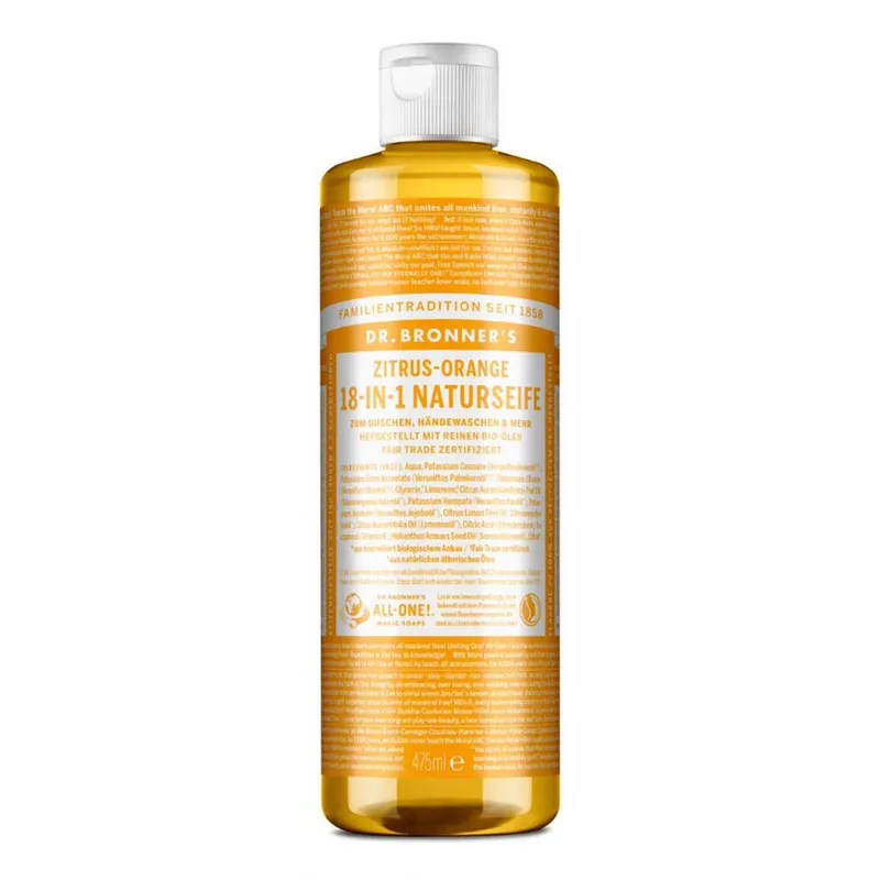 Bestseller Zitrus-Orange - 18in1 Naturseife 475ml