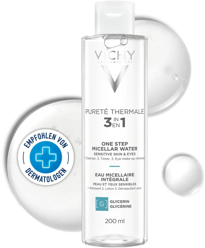 Garantierte Lieferung Vichy Purete Thermale Mineral Mizellen Fluid sensitiv 200 ml