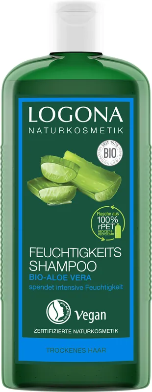 Zertifiziert Logona Feuchtigkeits-Shampoo Bio-Aloe Vera 250 ml