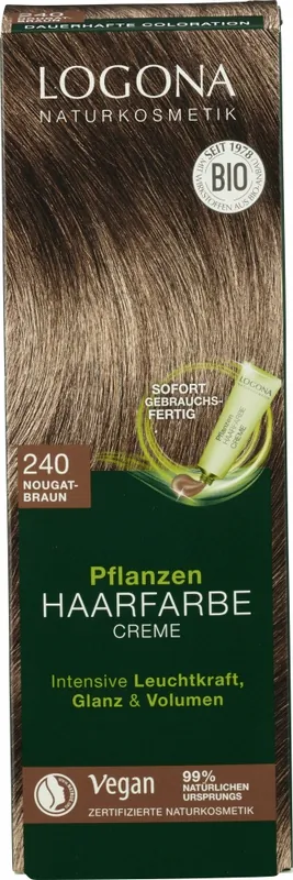 Logona Pflanzen Haarfarbe Creme 240 nougatbraun Begrenztes Angebot