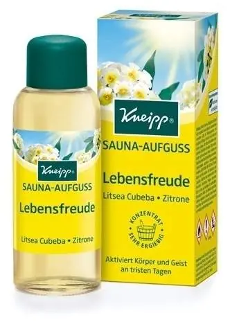 Solange Der Vorrat Reicht Kneipp Sauna Aufguss Lebensfreude