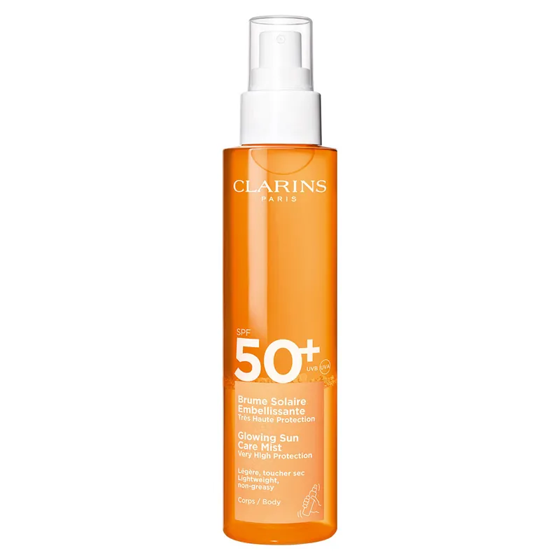 Letzte Chance Clarins Sonnenschutz Glowing Sun Care Mist SPF 50+
