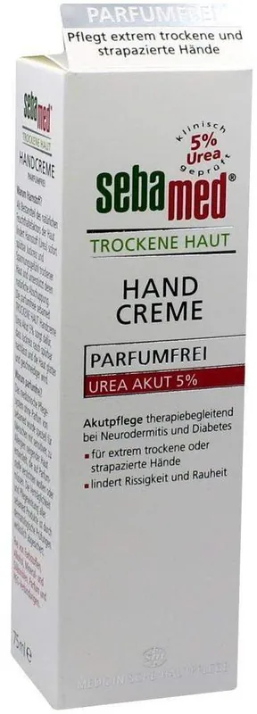 Must-Have Sebamed Trockene Haut Handcreme Urea 5% Parfumfrei 75 ml