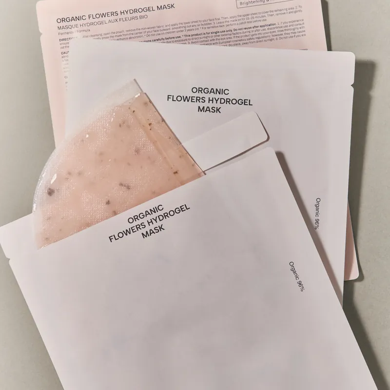 Organic Flower Hydrogel Mask Deep Rich Nur Für Kurze Zeit