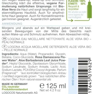 Bestpreis Logona CLASSIC Tiefenreinigendes Mizellenwasser Bio-Aloe Vera 125 ml