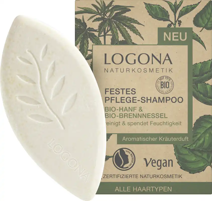 Knallerangebot Logona Festes Pflege Shampoo Bio-Hanf & Bio-Brennnessel 60 g