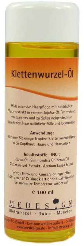 Klettenwurzel 100 ml Öl Begrenztes Angebot