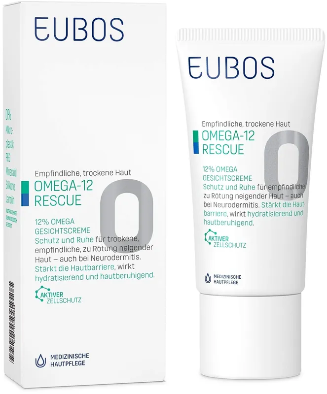 Eubos Empfindliche Haut Omega 3 - 6 - 9 50 ml Gesichtscreme Finale Aktion