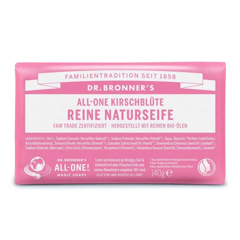 Kirschblüte - All-One Reine Naturseife 140g Neue Ware