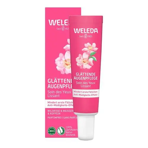 Weleda glättende Augenpflege Wildrose & weißer Tee, 12 ml Kostenloser Versand