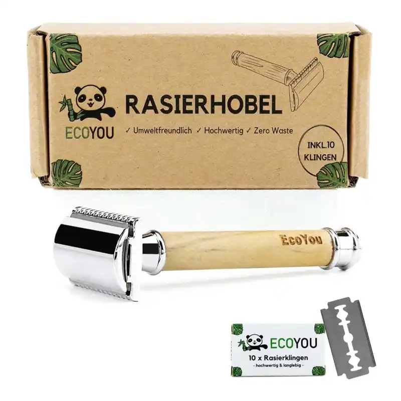 Sale Rasierhobel - Bambus 10 Klingen