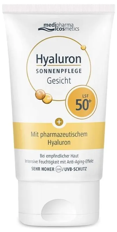 Online Kaufen medipharma cosmetics Hyaluron Sonnenpflege Gesicht LSF 50+ 50 ml Creme