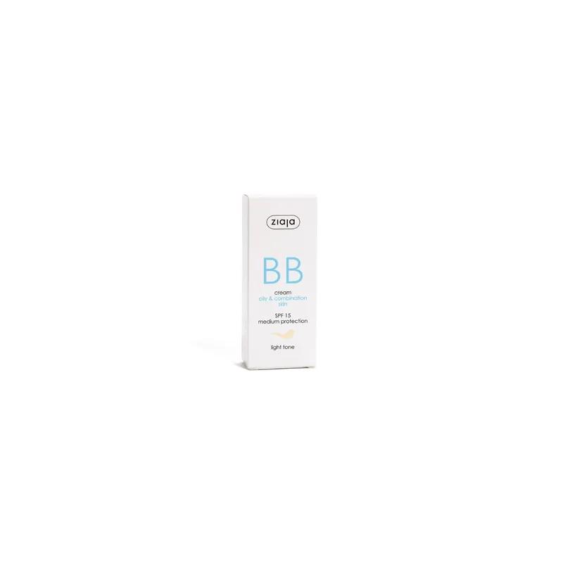Ziaja BB Active Gesichtscreme gegen Unreinheiten für fettige und Mischhaut SPF15 , heller Farbton, 50 ml Bestpreis