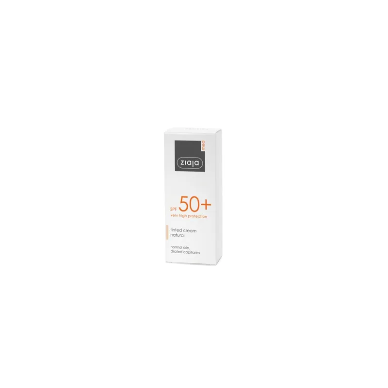 Ziaja Med Protective Treatment Gesichtscreme Tönung Natürlicher Farbton SPF50 + 50 ml Kracherpreis