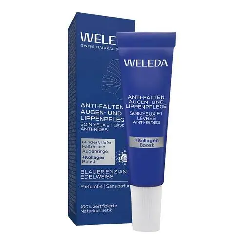 Weleda Anti-Falten Augen- & Lippenpflege blauer Enzian & Edelweiss, 10 ml Solange Der Vorrat Reicht
