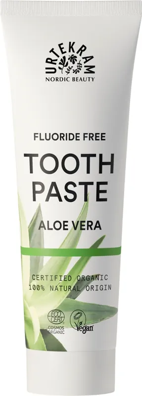 Urtekram Aloe Vera Toothpaste | Zahnpasta ohne Fluorid 75 ml Finale Aktion