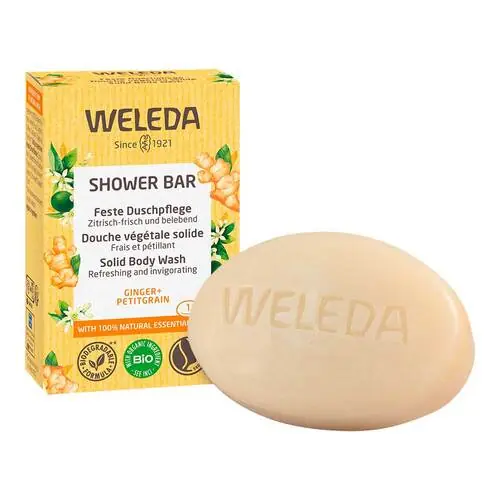 Weleda feste Duschpflege Ginger + Petitgrain, 75 g Expressversand