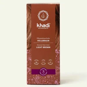 khadi Pflanzenhaarfarbe Hellbraun 100 g Neue Kollektion