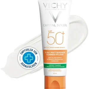 Versand Am Gleichen Tag Vichy Capital Soleil mattierende Sonnenpflege LSF 50+ 50 ml