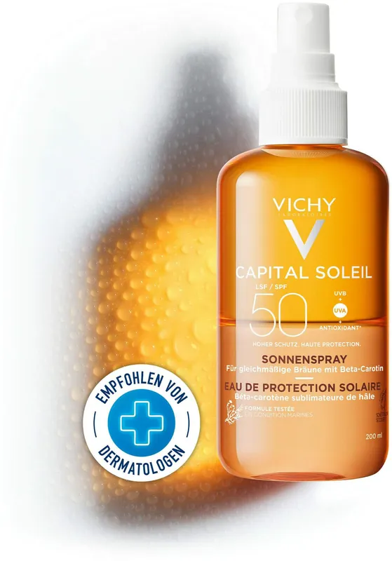 Garantierte Lieferung Vichy Capital Soleil bräunungsintensivierendes Sonnenspray LSF 50 200 ml