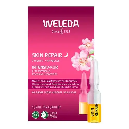Garantierte Lieferung Weleda Skin Repair Intensiv-Kur 7 Ampullen, 5.6 ml