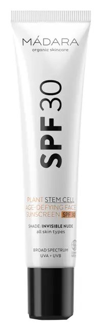 Neue Kollektion M\\u00e1dara Sonnenpflege Age-Defying Sunscreen SPF30 Face