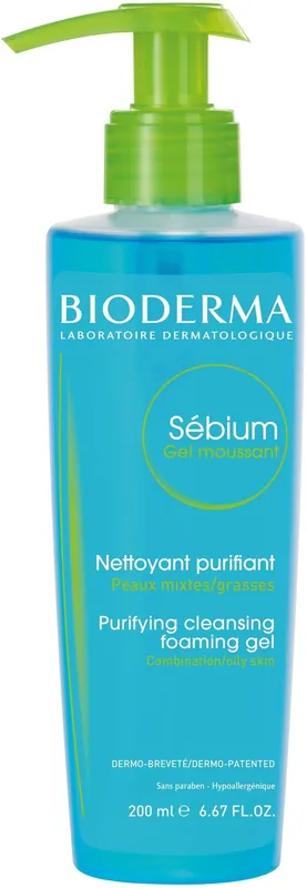 Neuheit Bioderma Sebium Gel Moussant Reinigendes Reinigungsgel 200ml