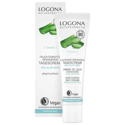 Echt Logona Classic feuchtigkeitsspendende Tagescreme Bio-Aloe Vera, 30 ml