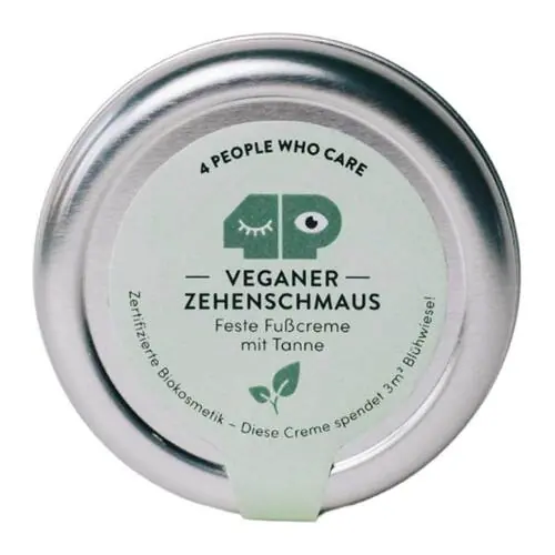 Veganer Zehenschmaus Fu&szlig;creme mit Tanne, 40 g Jetzt Bestellen