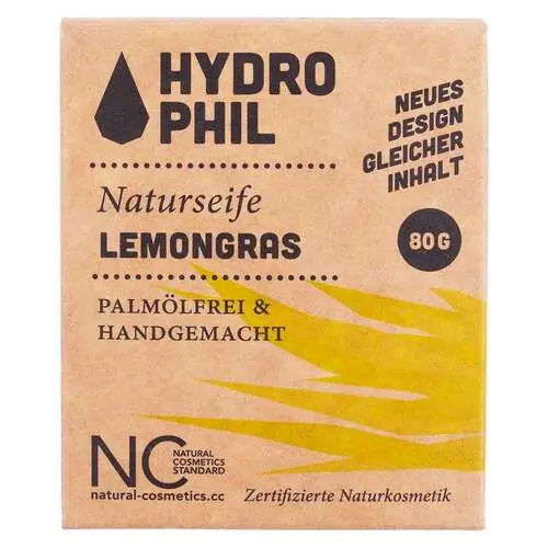 Lemongras Naturseife Hydrophil, 80 g Sonderangebot