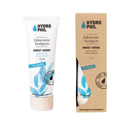 Nur Heute Zahncreme sweet herbs mit B12 ohne Fluorid, 75 ml