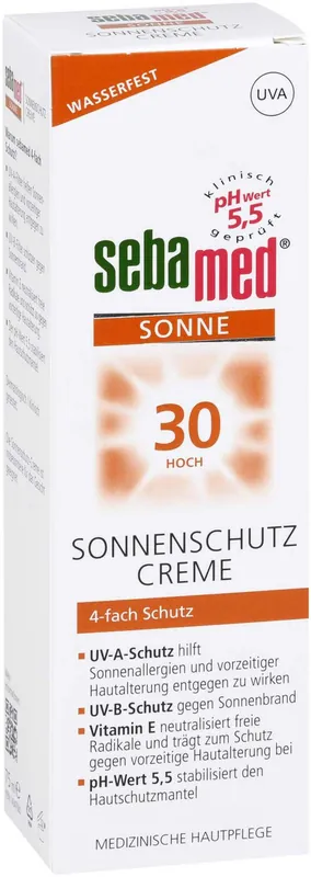 Sebamed Sonnenschutz Creme Lsf 30 75 ml Kostenfreie Lieferung